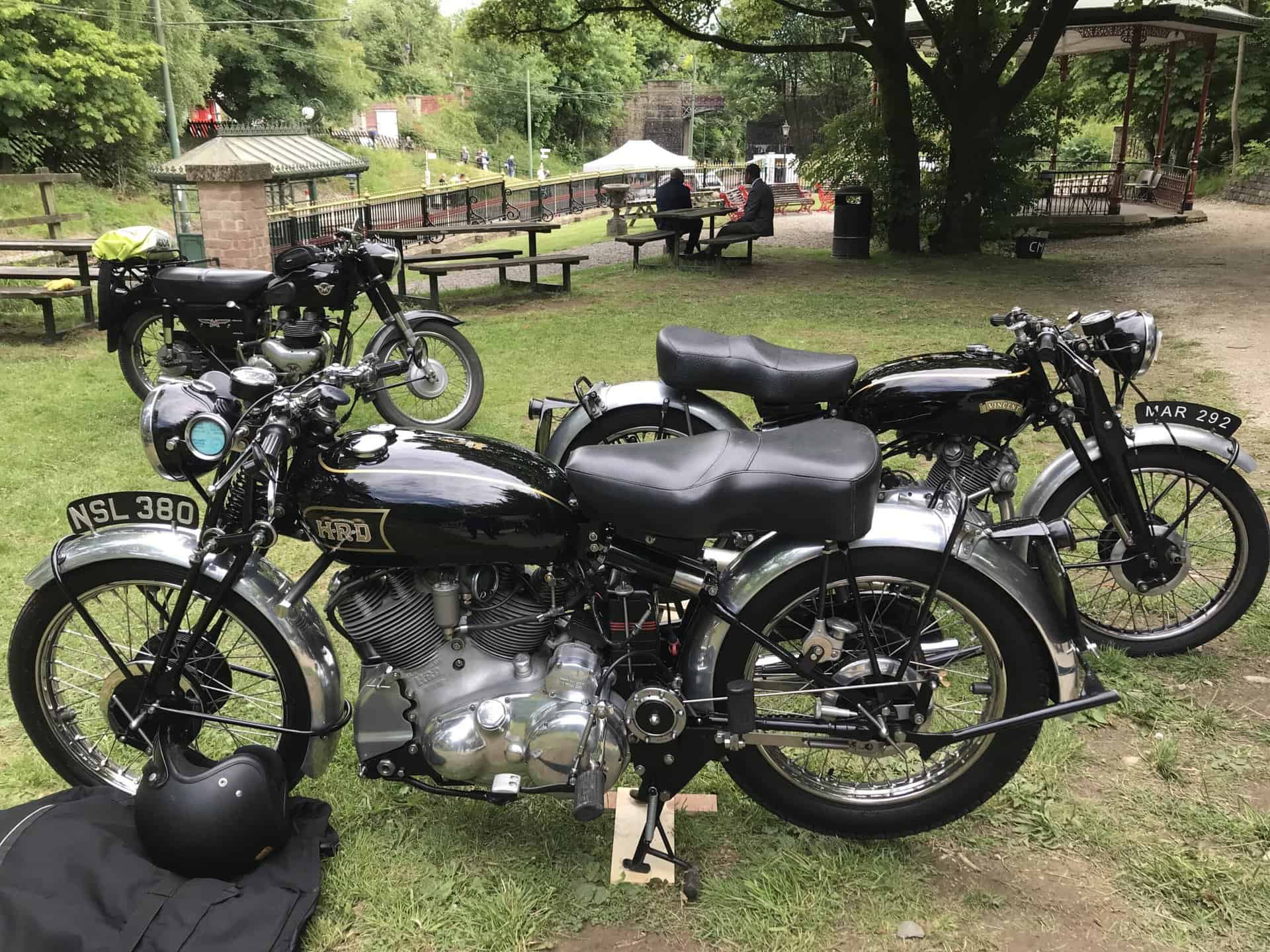 classic motorcycle day at crich tramway village 2022